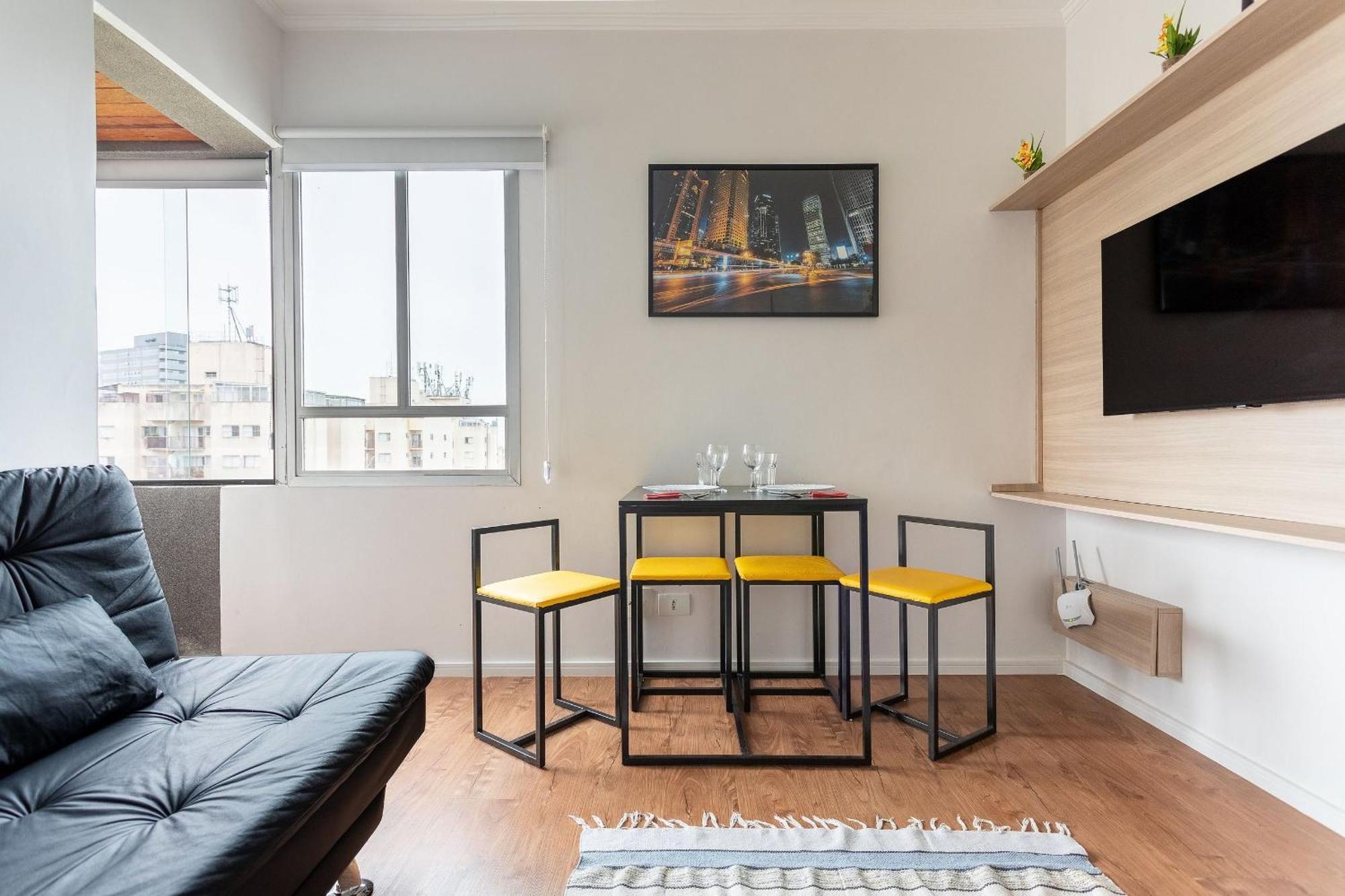 Fabuloso Flat Com Garagem - Sp - 1307 Sao Paulo
